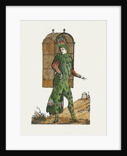 Emanuel Schikaneder as the first Papageno in Mozarts The Magic Flute by Anonymous
