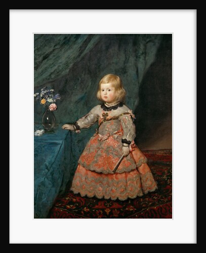 Portrait of the Infanta Margaret Theresa in a pink Dress by Anonymous