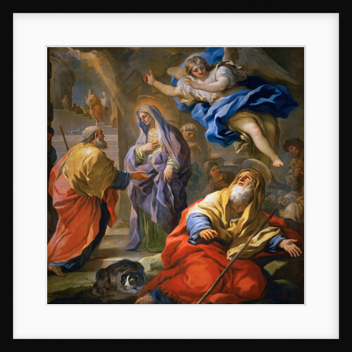 Joachim Receiving the Promise, and Meeting of Saints Joachim and Anne at the Golden Gate by Anonymous