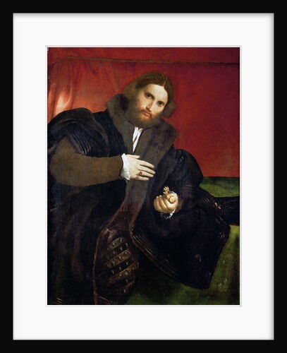 Portrait of a Man with a golden animal claw (Leonino Brembate) by Anonymous