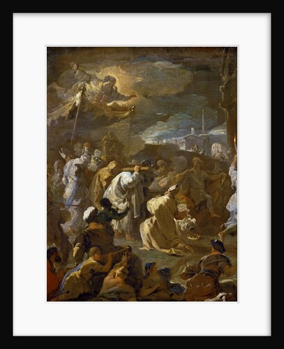 King David bearing the Ark of the Covenant into Jerusalem by Anonymous