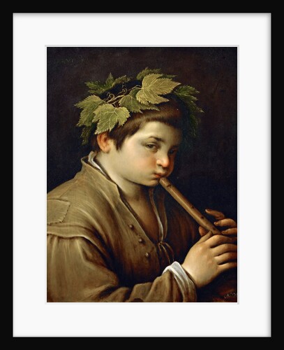 Boy playing the Flute by Anonymous