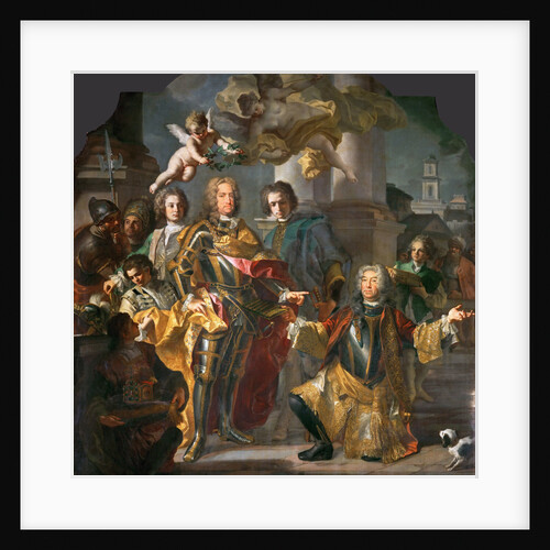 Emperor Charles VI and Count Althann (Althann Giving to Charles the Inventory of the Paintings in th by Anonymous