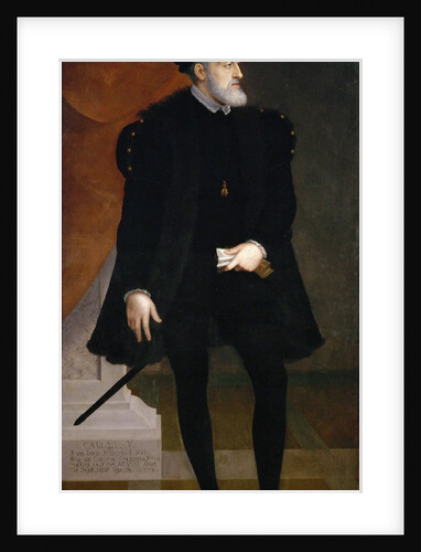 Portrait of the Emperor Charles V by Anonymous