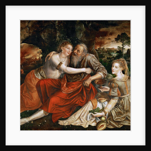 Lot and his Daughters by Anonymous