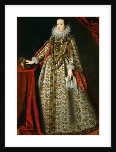 Portrait of Eleonora Gonzaga, in her bridal dress by Anonymous