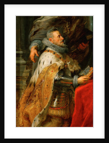 Archduke Albert VII of Austria. Left side panel of the Ildefonso Altarpiece by Anonymous