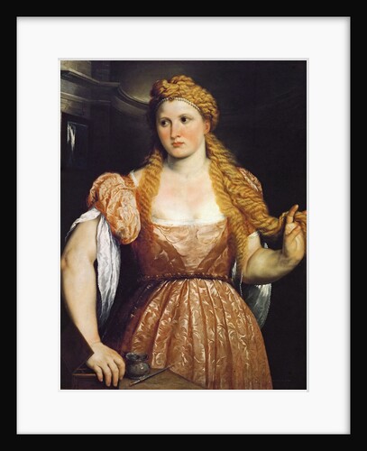 Portrait of a Young Woman at Her Toilet by Anonymous