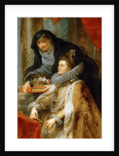 Infanta Isabel Clara Eugenia. Right side panel of the Ildefonso Altarpiece by Anonymous