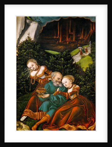 Lot and his Daughters by Anonymous