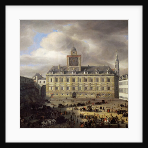 Main square inside the Imperial castle in Vienna by Anonymous