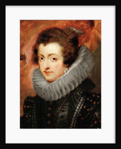 Portrait of Elisabeth of France, Queen consort of Spain by Anonymous