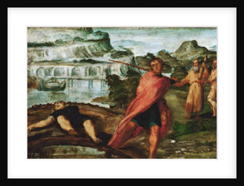 King David bearing the Ark of the Covenant into Jerusalem by Anonymous