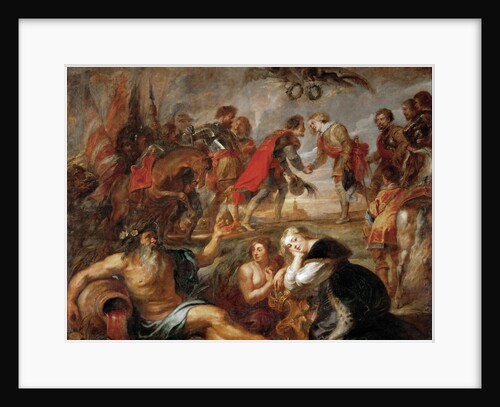 The Meeting of King Ferdinand of Hungary and Cardinal Infante Ferdinand before the Battle of Noerdli by Anonymous