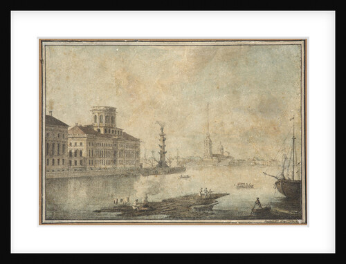 View of the Neva and the Academy of Sciences by Anonymous