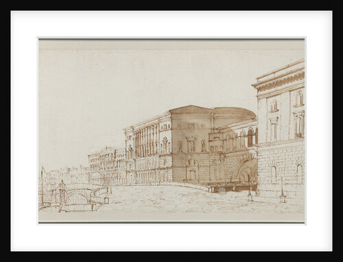 The Hermitage Theatre in Saint Petersburg by Anonymous