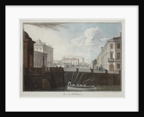 The Fontanka River near the Anichkov Bridge by Anonymous