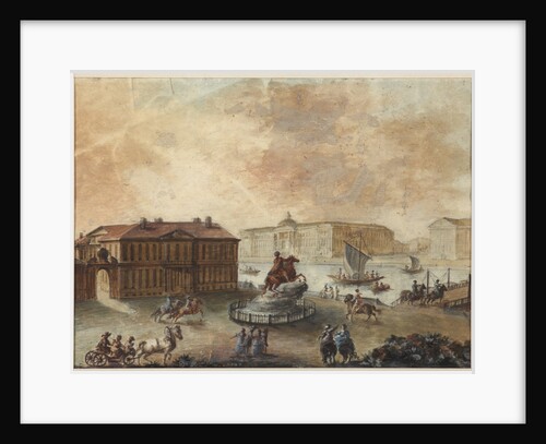The equestrian statue of Peter the Great on Senate Square by Anonymous