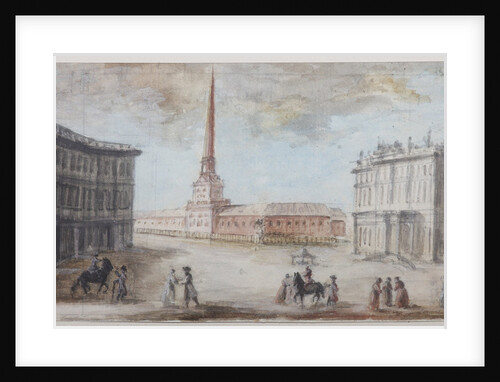 The Palace Square in Saint Petersburg by Anonymous