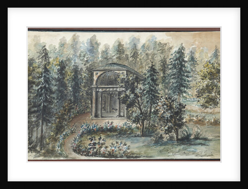 Pavilion in memory of Frederica, sister of Empress Maria Feodorovna, in Pavlovsk by Anonymous