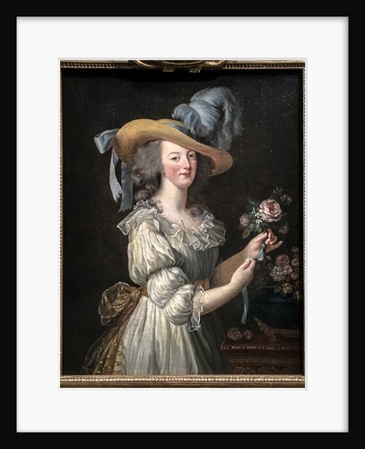 Marie Antoinette in a Muslin dress by Anonymous