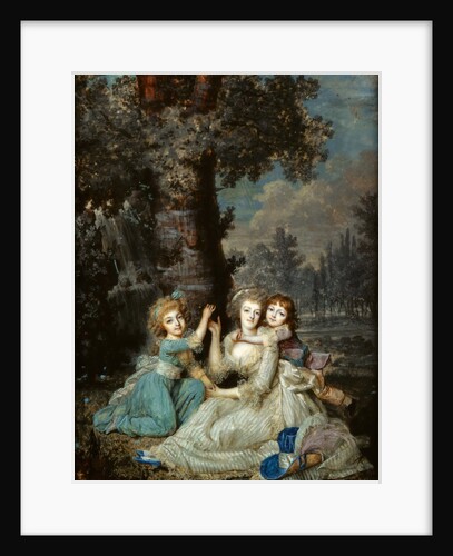 Portrait of Queen Marie Antoinette of France with children, 1790 by Anonymous