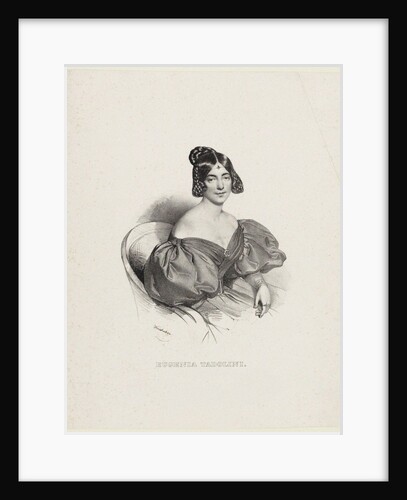 Portrait of the operatic soprano Eugenia Tadolini, née Savorani, 1830s by Anonymous