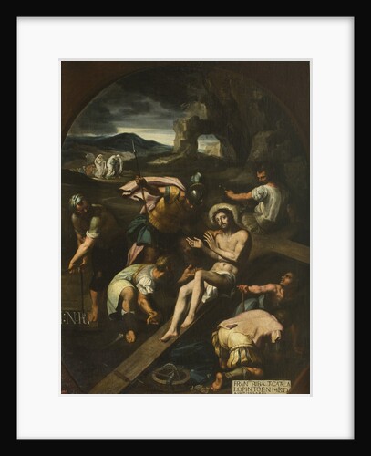 Christ Nailed to the Cross, 1582 by Anonymous