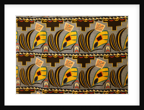 Textile design with American Indian motifs, ca 1923 by Anonymous