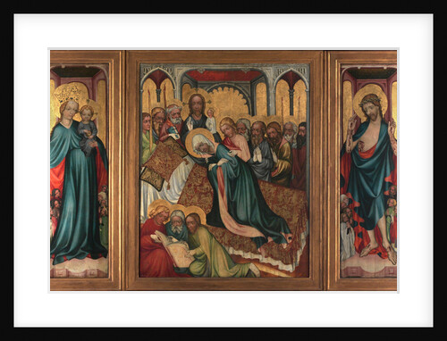 The Death of the Virgin. The Roudnice Altarpiece, c.1410 by Anonymous