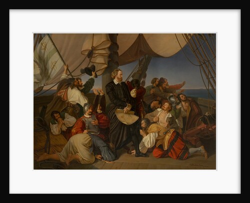 Christopher Columbus Discovers America, 1846 by Anonymous