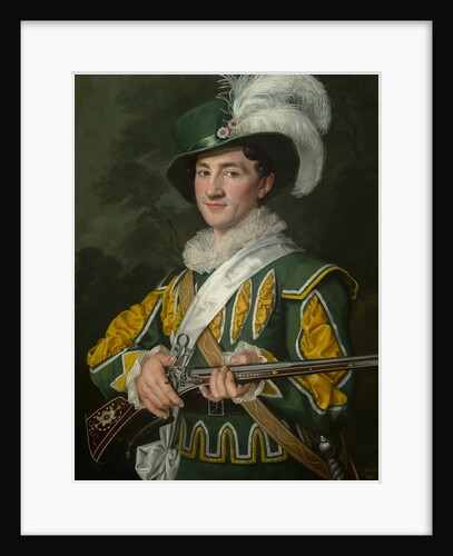 Alois Jelen as Max in the opera Der Freischütz by Carl Maria von Weber, 1826 by Anonymous
