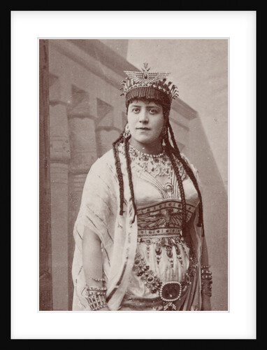 Rosine Bloch in opera Aida by Giuseppe Verdi, Paris, Théâtre national de lOpéra, 22.03 by Anonymous