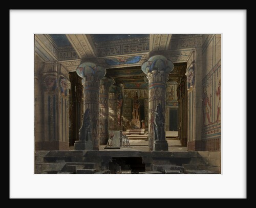 Set design for the Opera Aida by Giuseppe Verdi, Paris, Théâtre national de lOpéra, 22.03.1880, 188 by Anonymous