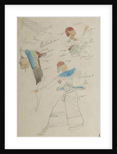Costume design for the opera Aida by Giuseppe Verdi, Paris, Théâtre national de lOpéra, 22.03.1880, by Anonymous