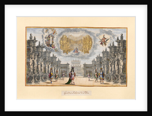 Scene from the opera Il pomo doro (The Golden Apple) of A. Cesti to the wedding of Leopold I and Ma by Anonymous