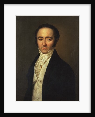 Portrait of Franz Xavier Wolfgang Mozart, 1825 by Anonymous