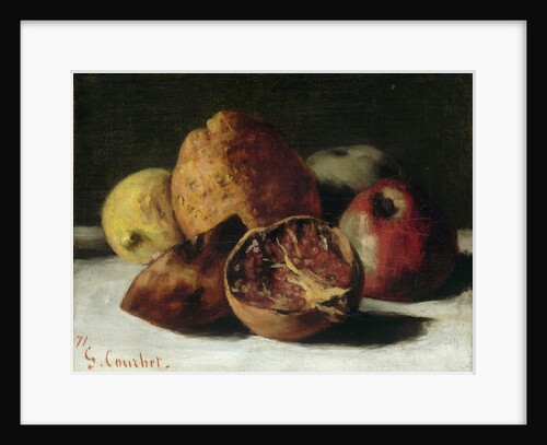 Still Life with fruits: apples and pomegranates, 1871 by Anonymous