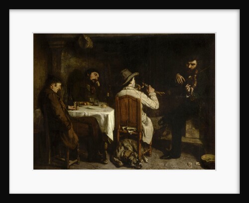 Afternoon in Ornans (Une après-Dinée à Ornans), 1849 by Anonymous