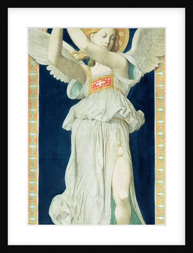 The Archangel Raphael. Cardboard for the windows of the Chapel of St. Ferdinand, 1842 by Anonymous