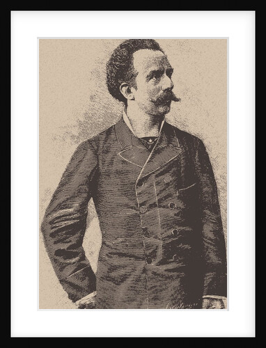 Portrait of the composer and conductor Franco Faccio, by Anonymous