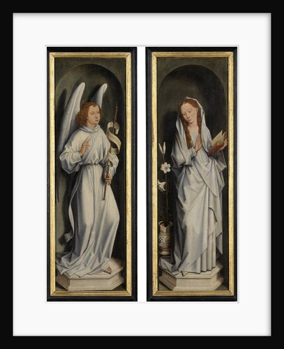 The Annunciation. The side panels from the Triptych of Jan Crabbe, ca 1470 by Anonymous