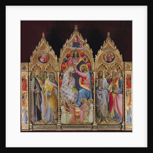 The Coronation of the Virgin, Early 15th cen by Anonymous