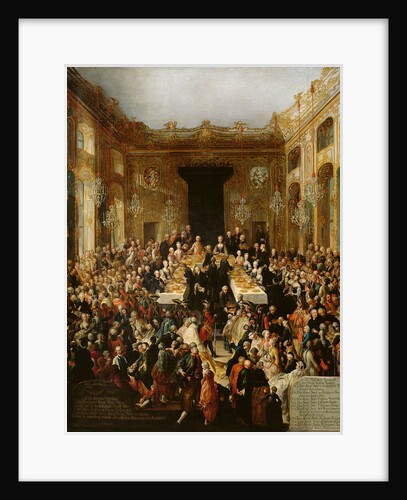 Court Banquet to celebrate the Engagement of Archduchess Marie Christine to Prince Albert of Saxony, by Anonymous