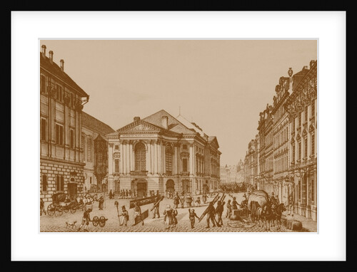 The Estates Theatre in Prague, Early 19th cen by Anonymous