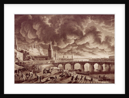 The Fire of Moscow, 1812, 1813 by Anonymous