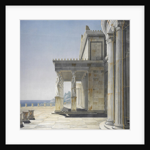 The Orianda Palace in the Crimea. Perspective View of the Sea Terrace, 1847 by Anonymous