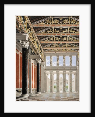 The Orianda Palace in the Crimea. Interior Perspective of the Great Hall, 1846 by Anonymous