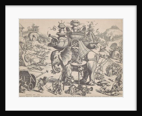 The Siege of an Elephant, c. 1550 by Anonymous