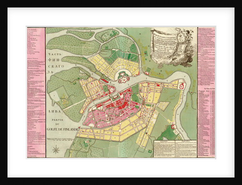 Map of Petersburg, 1776 by Anonymous